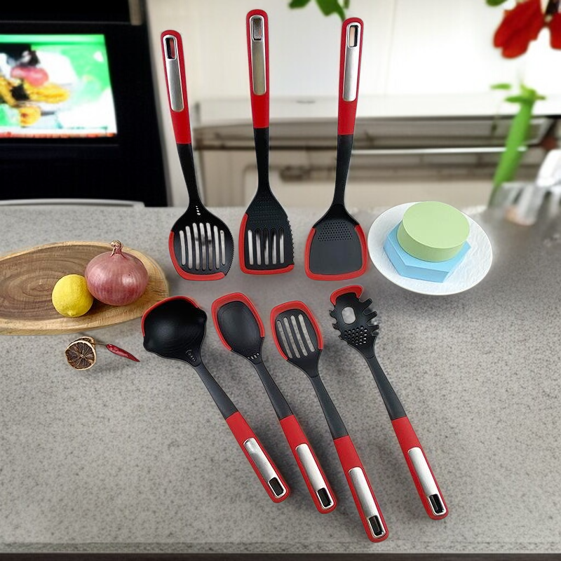 Household Kitchen Seven-Piece Set Silicone Handle Kitchenware