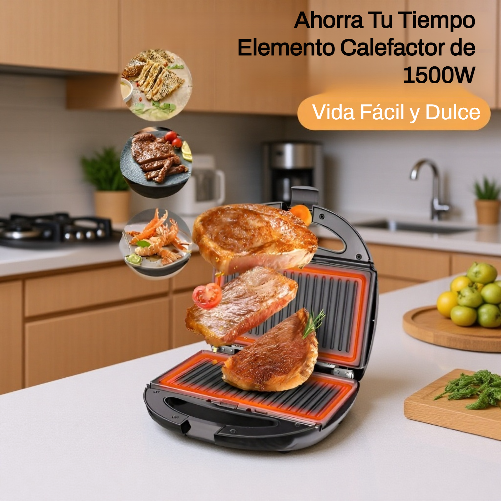 Máquina de desayuno multifuncional para sándwiches