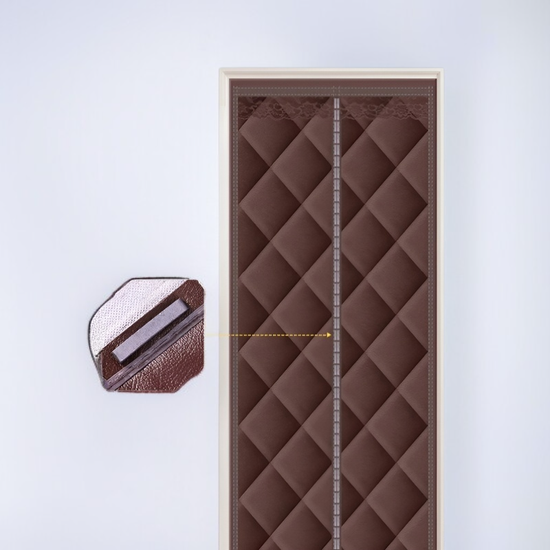 두꺼운 자석 흡인 커튼 방풍 자흡 가정용 걸이 커튼 에어컨 겨울 보온 방한 보온 커튼