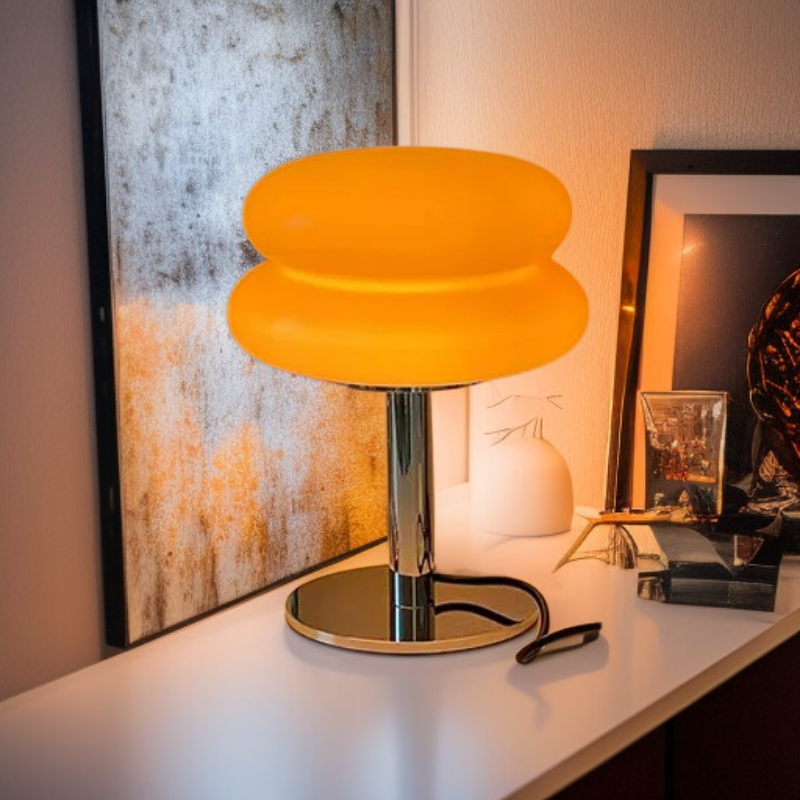 바우 하우스 램프의 야간 조명