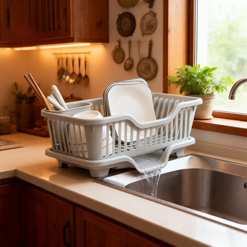 ตู้เก็บจานพลาสติกขนาดใหญ่สำหรับห้องครัว