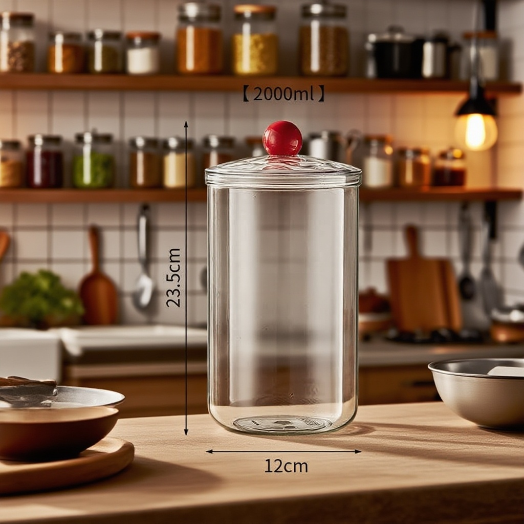 透明密封食品收納罐