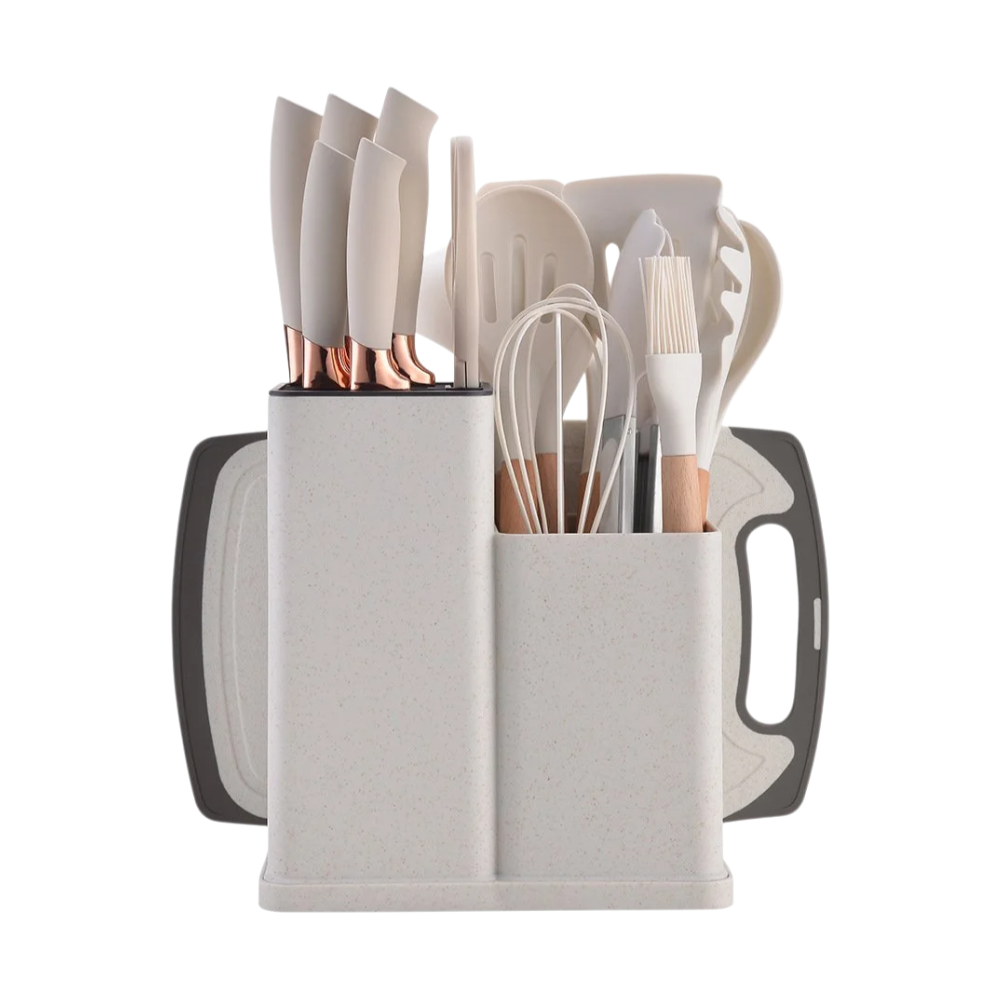 ชุดอุปกรณ์ครัวซิลิโคน 19 ชิ้น