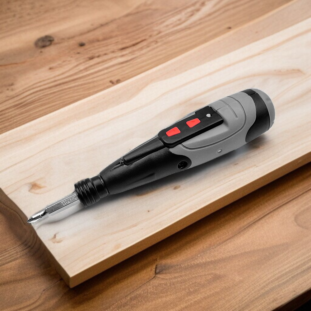 電動ドライバー 小型 充電式 四角/六角/星型 電動ドリル 27点ビットセット 延長ロッド付き 手動使用/トルク3段階/正逆切り替えドライバー LEDライト 小型 DIY ツール 家庭用/DIY/家具