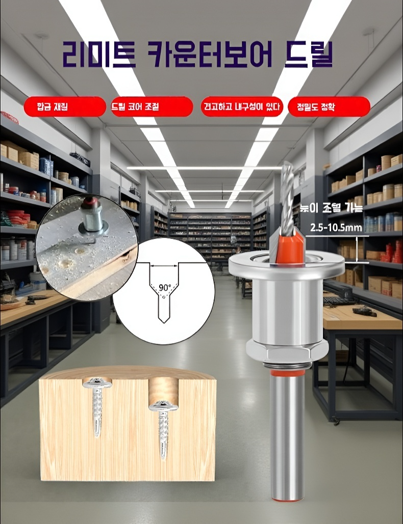 목공 전용 원형 드릴 제품 이미지