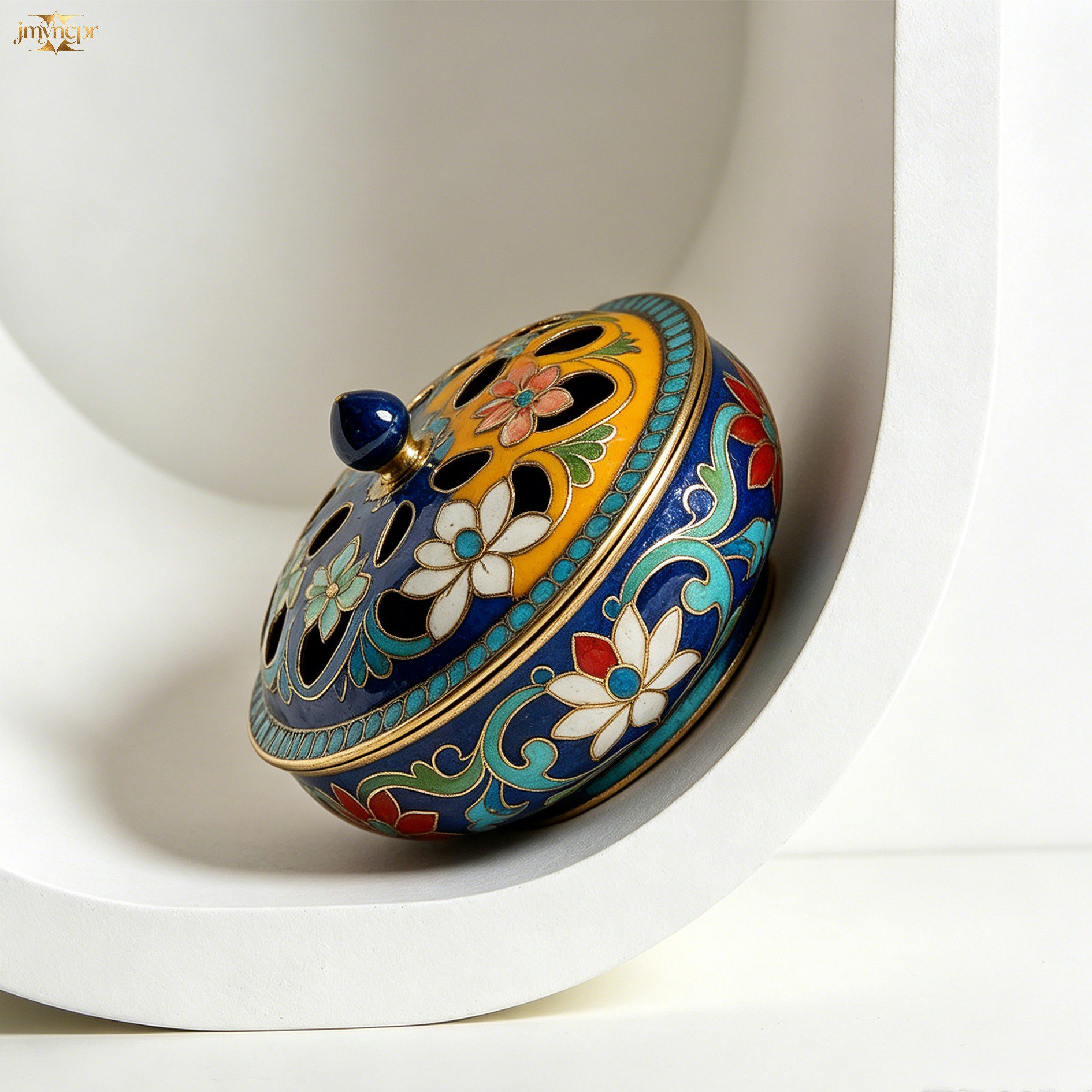 Cloisonné Openwork Storage Boxes (Set of 3)