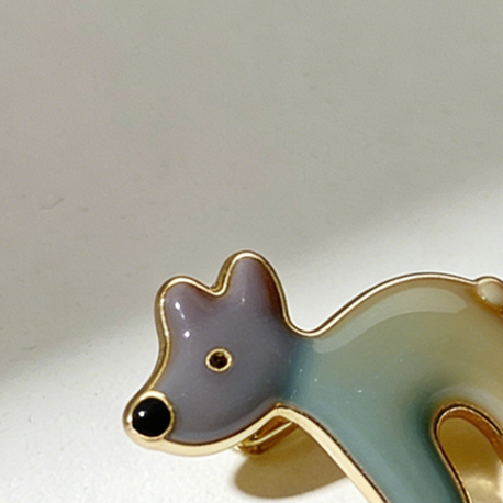 Creative Cute Badge Brooch