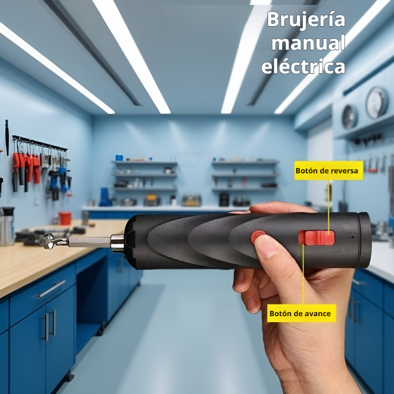 Set de destornillador eléctrico versátil para uso doméstico y profesional