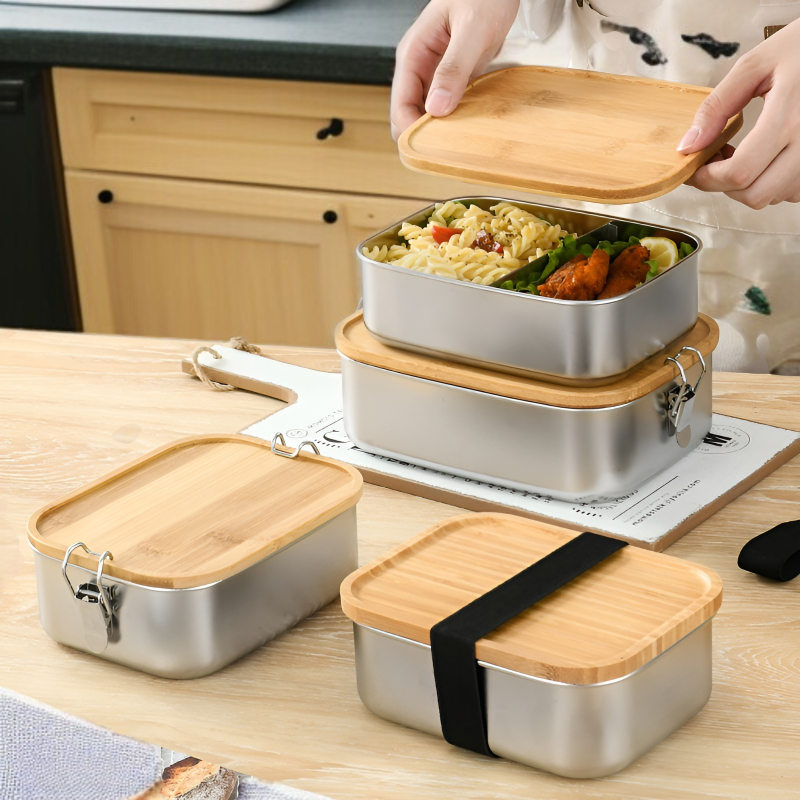 弁当箱 保温 お弁当箱 メンズ ステンレス 弁当箱 レンジ対応 保冷弁当箱 携帯弁当箱 大容量の2層ステンレス ランチボック お弁当箱 女性 おしゃれ 洗いやすい 食洗機対応 密封ランチボックスは 製