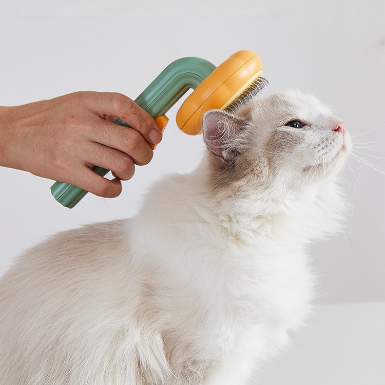 Kamm in Kürbisform für Katzen