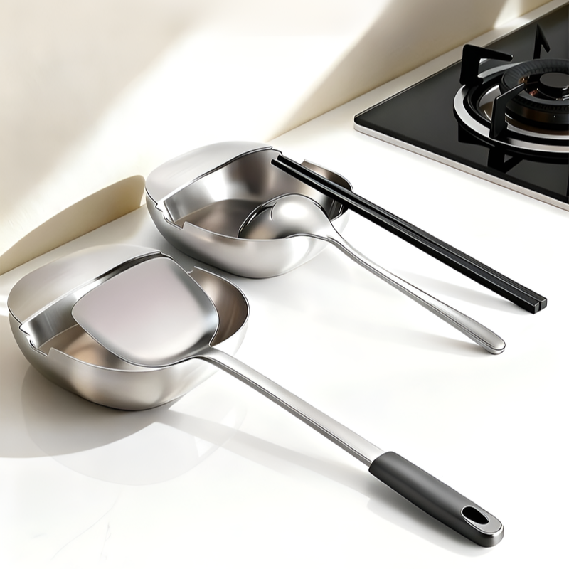 식탁용 스푼 트레이 주걱 거치대 스테인리스