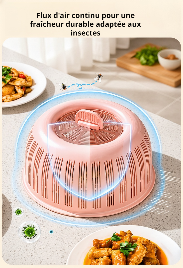 Couvercle de plat réutilisable pour aliments
