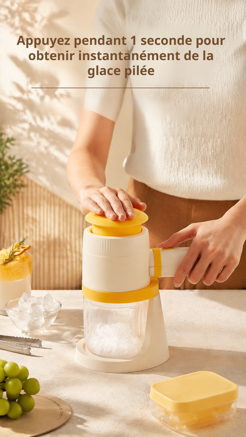 Appareil électrique pour glace pilée à la maison
