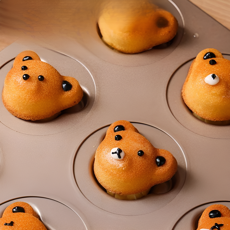 Cartoon Bear Silicone Baking Mold