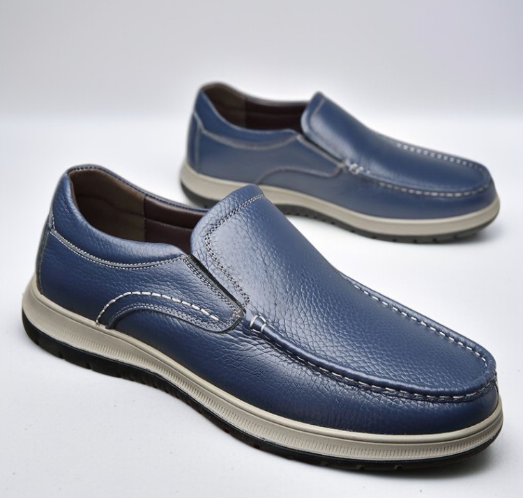 슬립온 스타일 남성 비즈니스 구두 측면