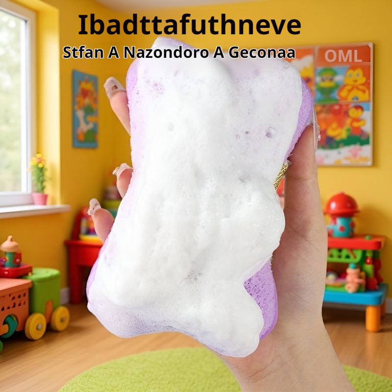 Esponja de baño con jabón y doble cinta