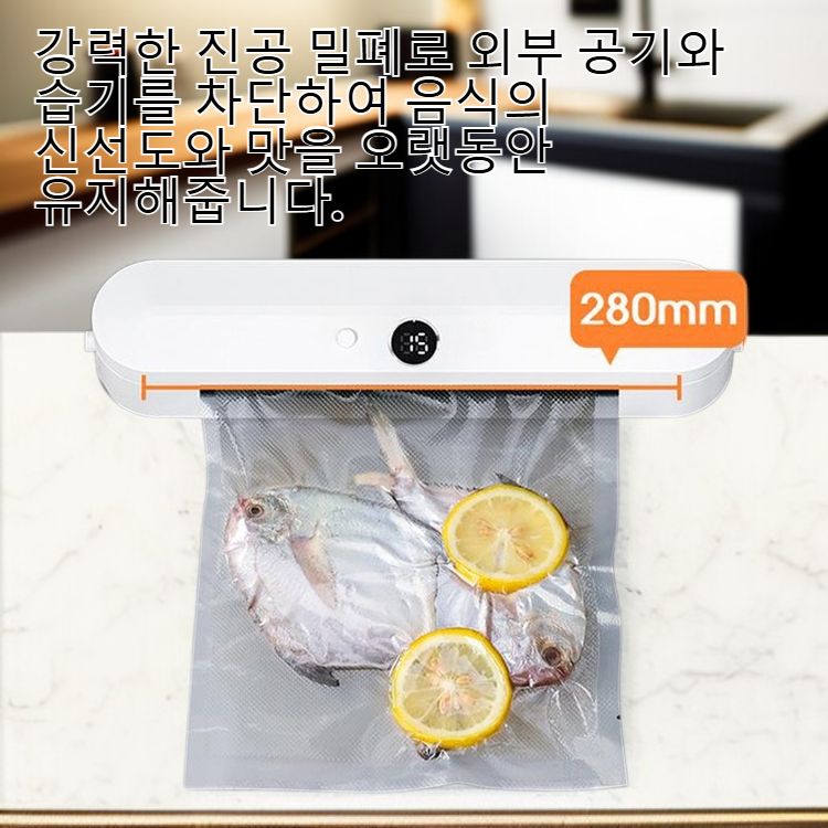 홈 소형 주방 진공 식품 실링기 자동 실링기