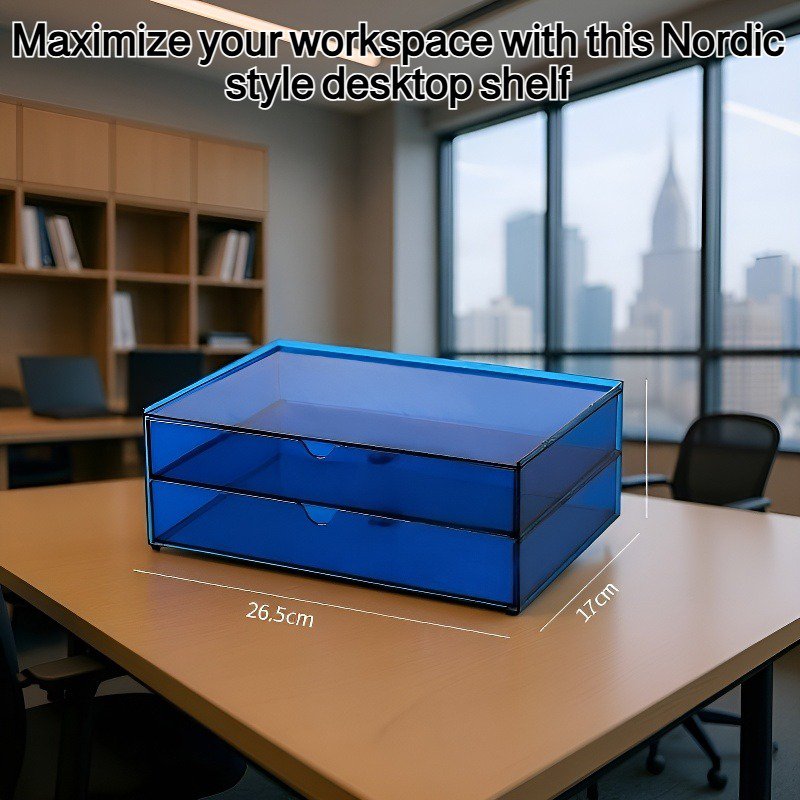 Nordic style desktop shelf