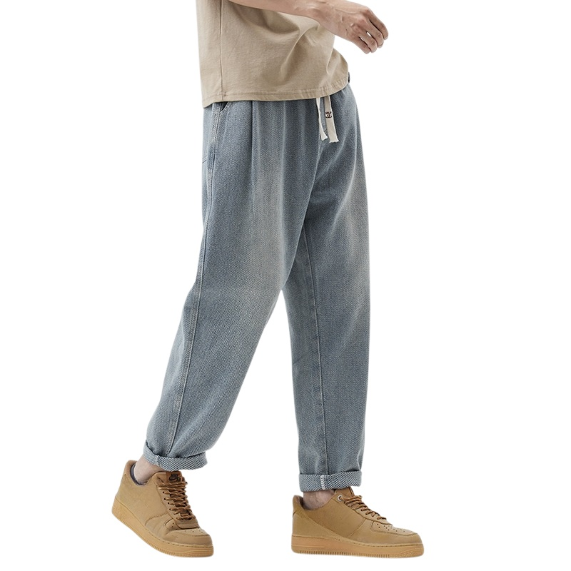 Herren Sommer Locker Gerade Jeans – Sternenhimmel Design