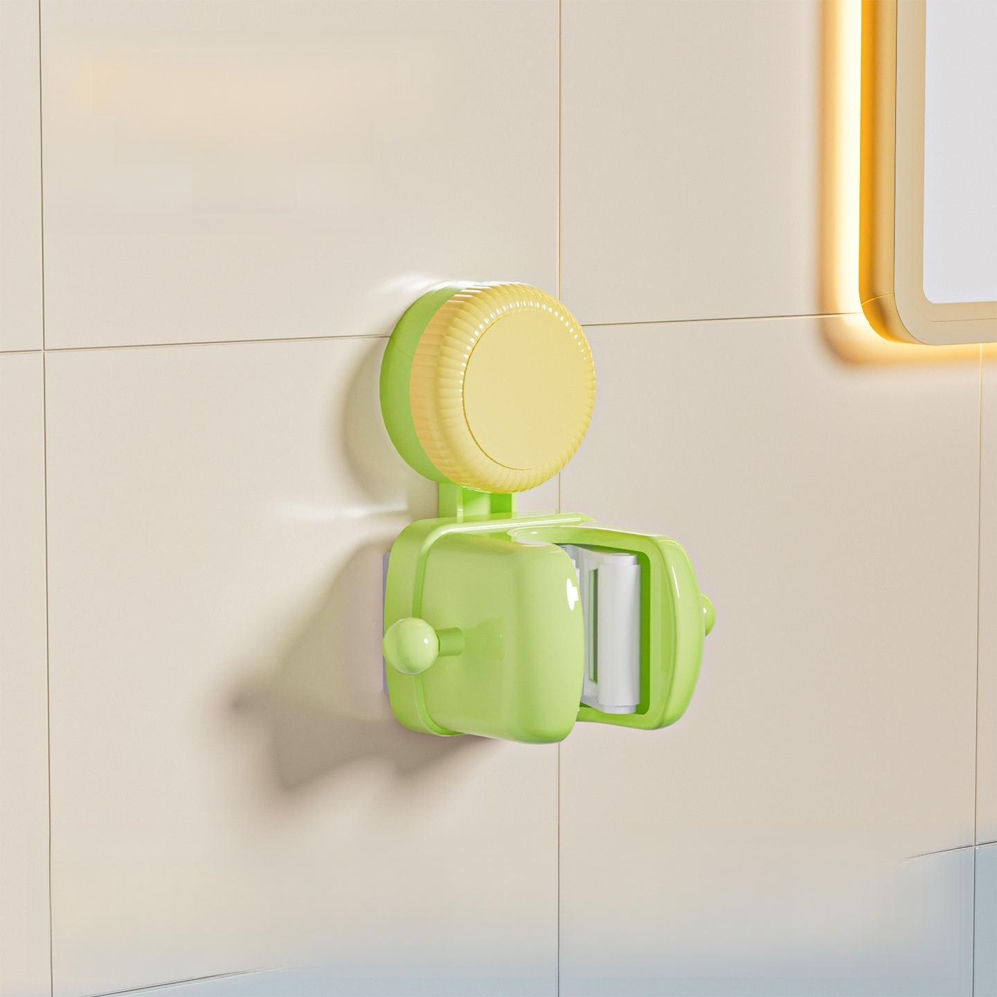 욕실 벽면 흡착식 분리형 걸레 홀더