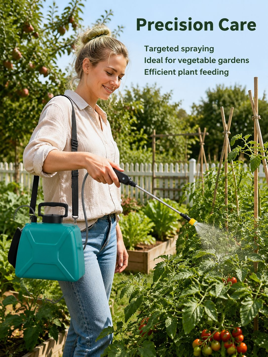 Household garden sprayer for easy disinfection