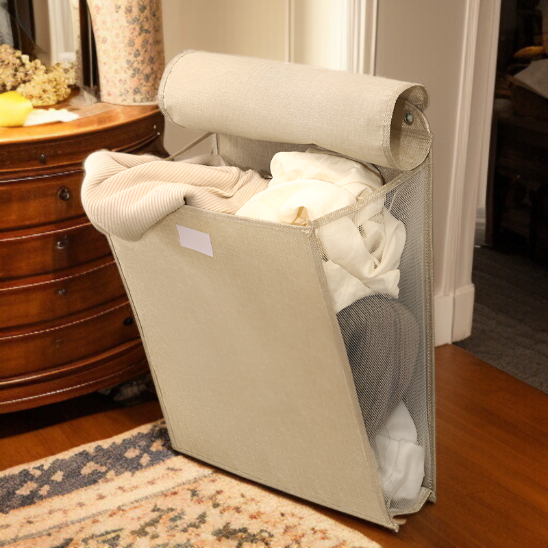 Haushaltskorb für schmutzige Kleidung mit großem Fassungsvermögen, Aufbewahrungskorb für Kleidung, S