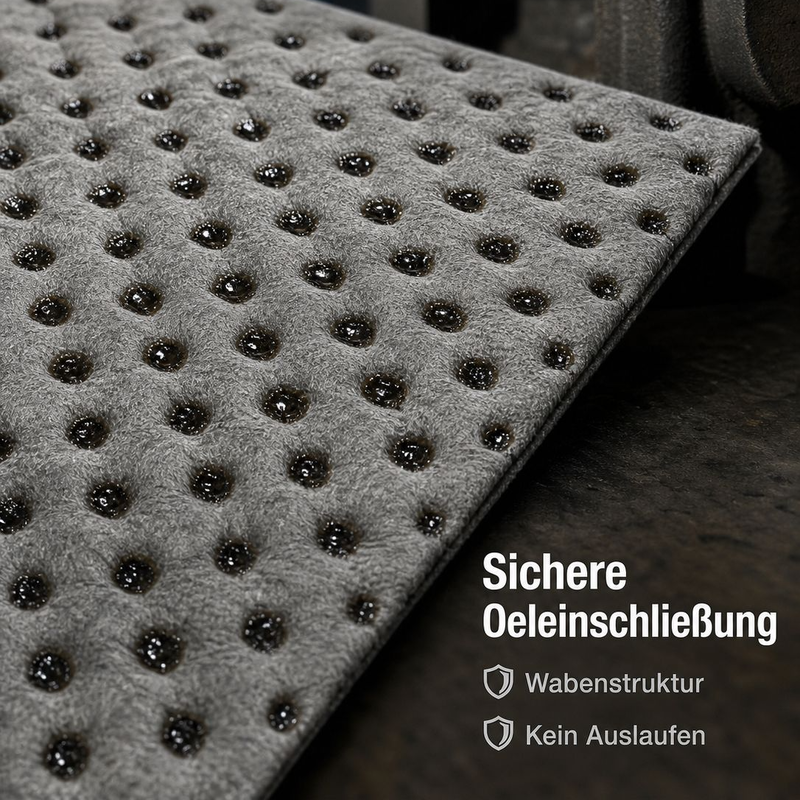 Industrielle Öl-absorber Pads, Schnelle Absorption, Perforiertes Muster, Baumwollmaterial