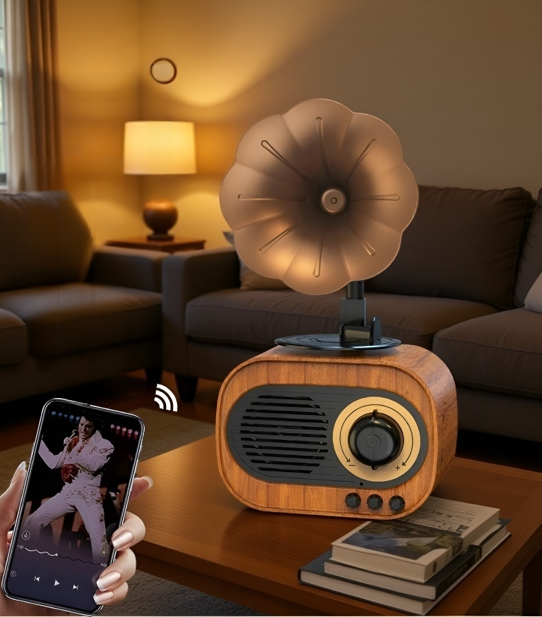 Kabelloser Mini-Phonograph Lautsprecher