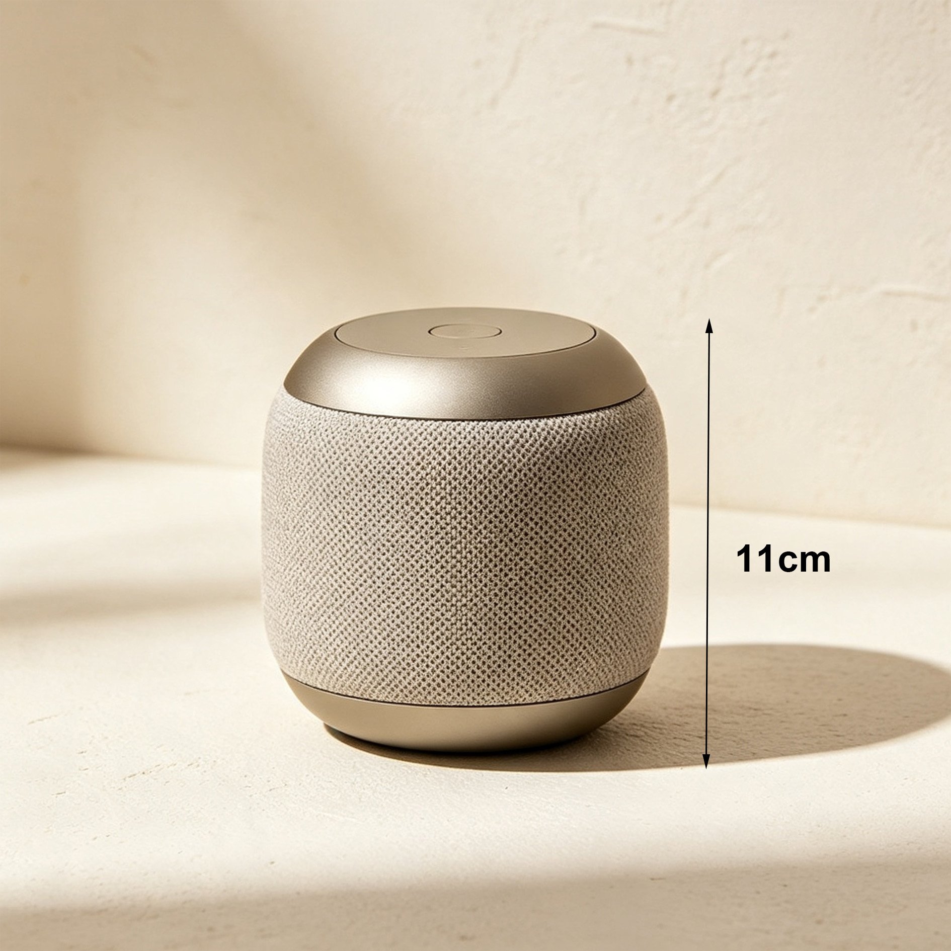 Portable Bluetooth speaker with compact design