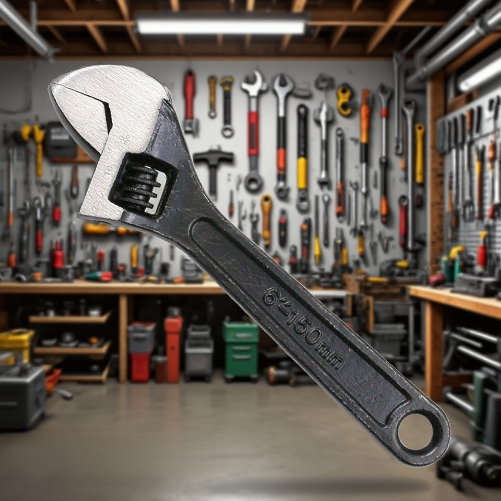 Full steel large opening quick adjustable wrench