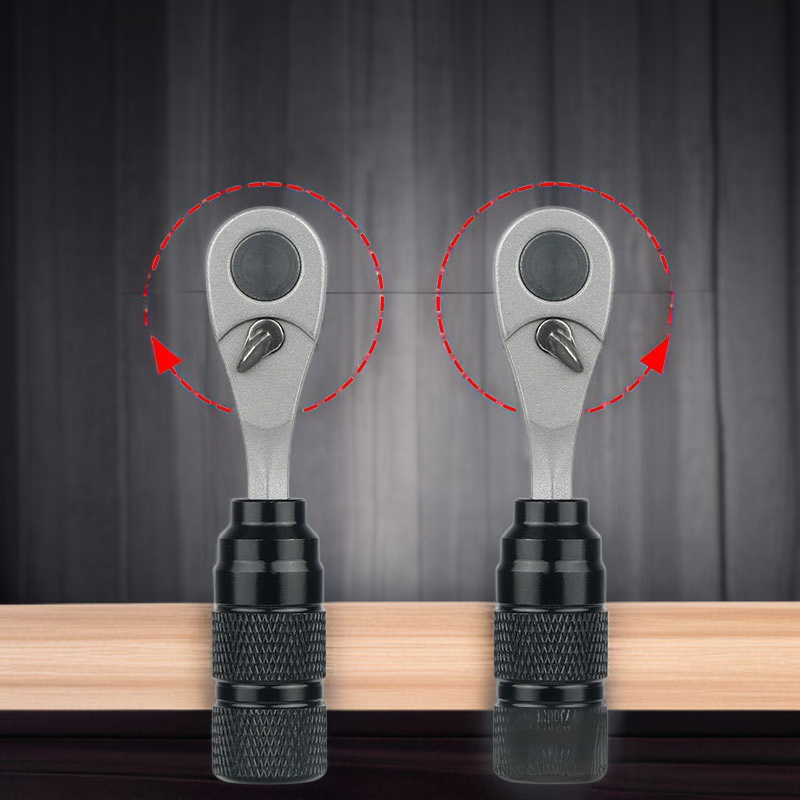 Mini TwoWay Ratchet Wrench Ratchet Wrench 72 Teeth Increased Friction Adsorption Industrial