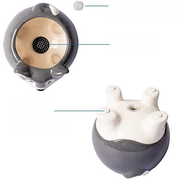 여운 강아지 모양 맞춤 화분 다육이 화분