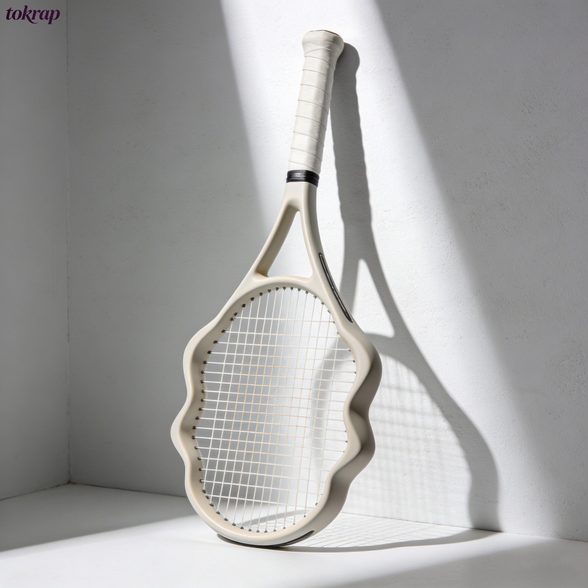 高性能テニスラケットの正面画像