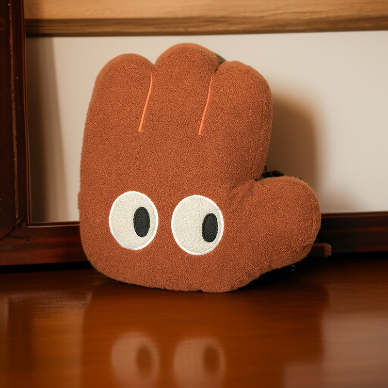 Urocza poduszka z dużą powieką, ozdoba na palec, mata tatami