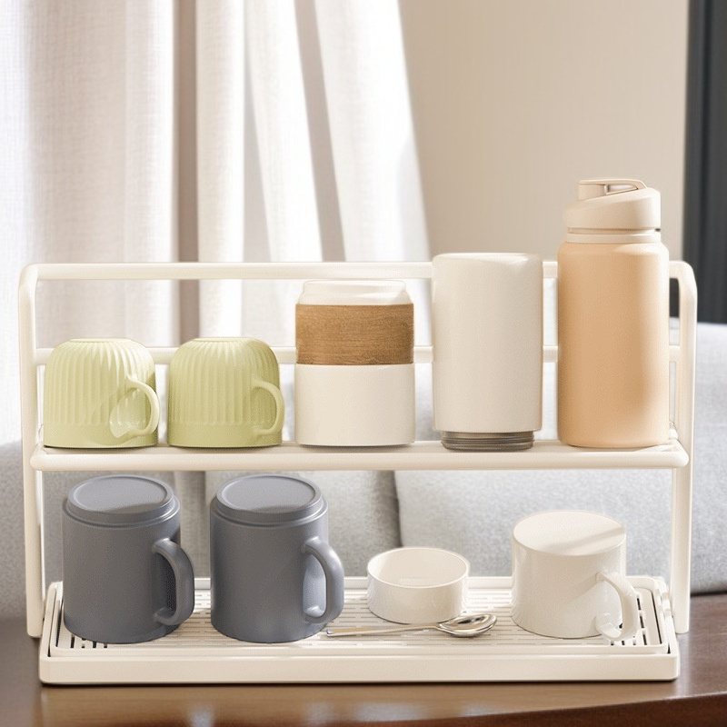 Portavasos con compartimento de almacenamiento integrado