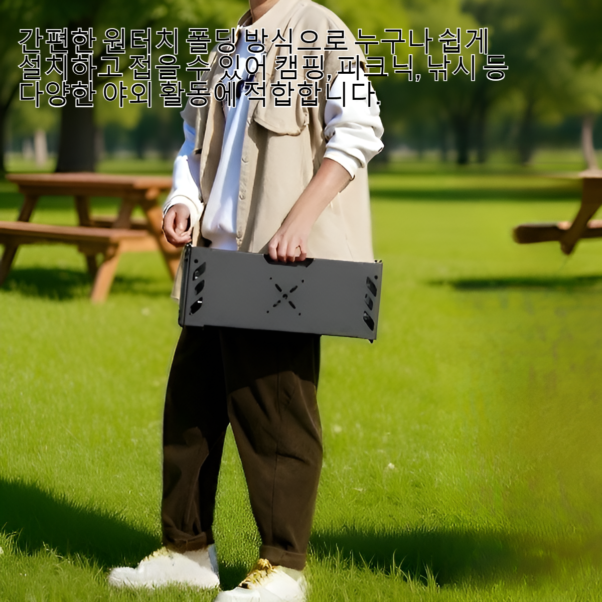 야외용 휴대용 알루미늄 합금 접이식 테이블