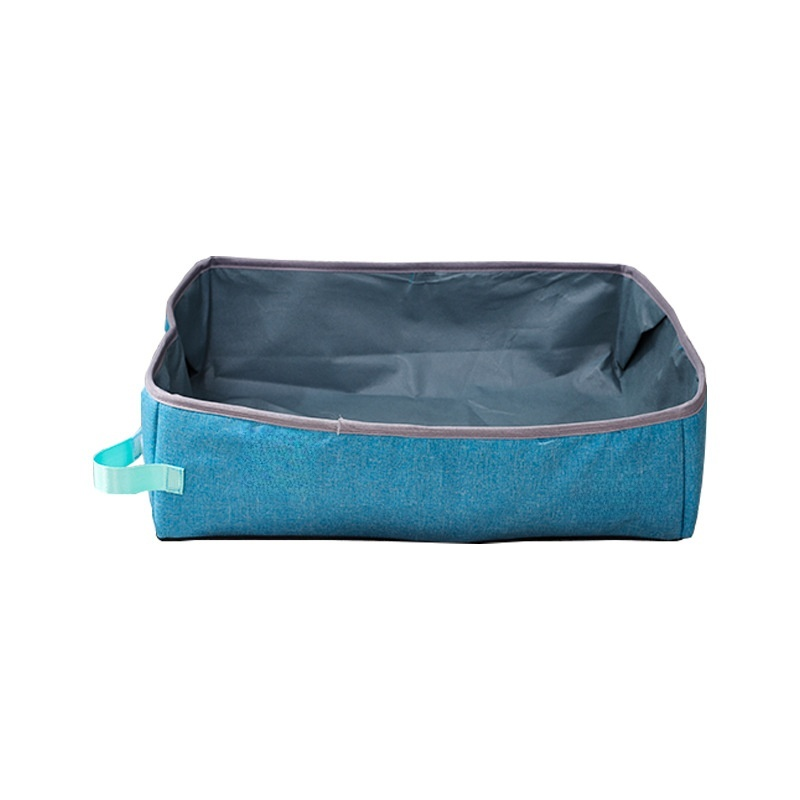 Halbgeschlossene faltbare Katzentoilette