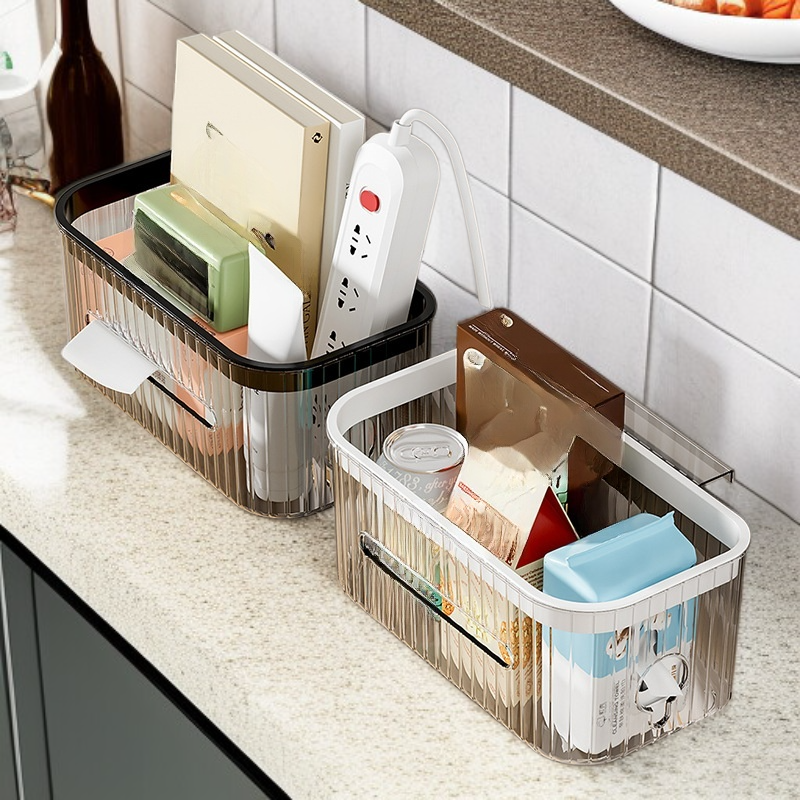 ตะกร้าแขวนข้างเตียงสำหรับหอพัก กล่องเก็บของอเนกประสงค์ ตะกร้าแขวนในห้องนอน