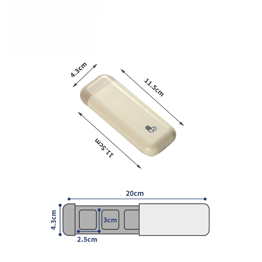 กล่องเก็บยาอเนกประสงค์ กล่องเก็บเครื่องประดับกันฝุ่นแบบพกพา