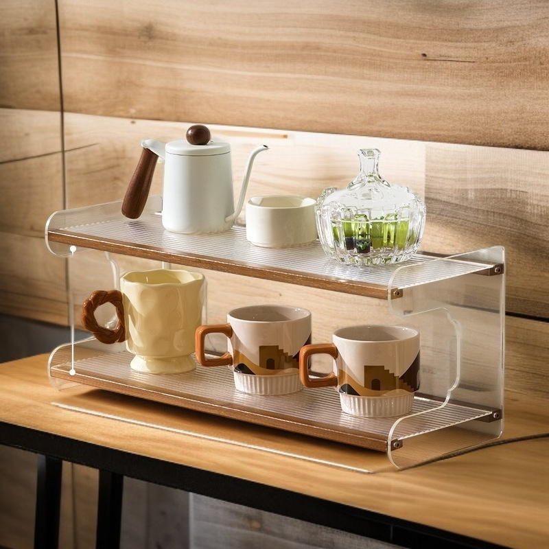 Desktop storage rack household table storage rack dining table organizer desk multi-layer bookshelf 