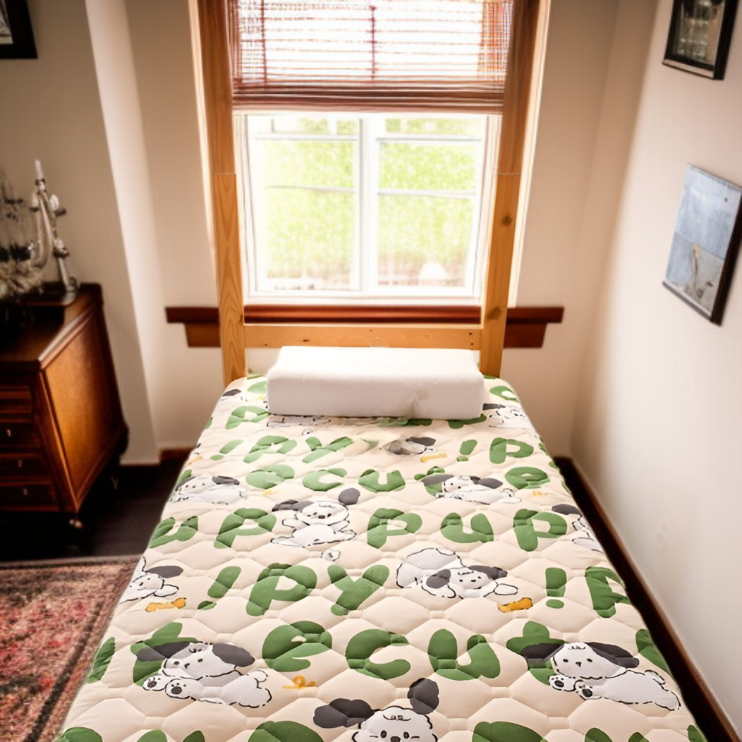 Breathable double mattress for all seasons