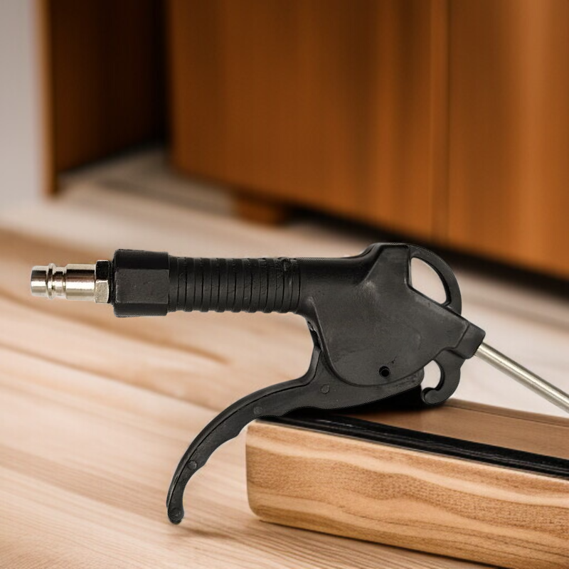 黒いプラスチック塵の吹き矢の調節可能な気流の延長ハンドルの空気用具の付属品付け外し可能なワイヤー塵の吹く黒い気流のプラスチック塵の吹き矢