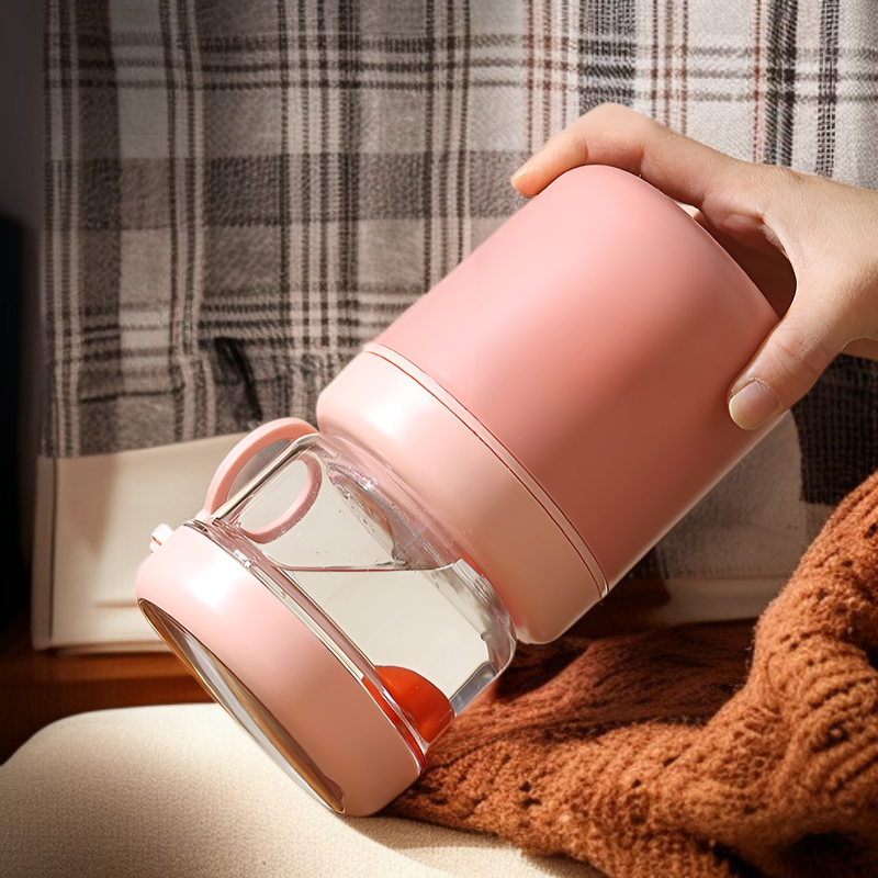 Multifunctional Oatmeal Cup with Lid and Spoon