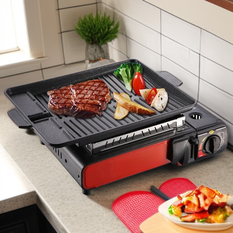 마이판석 코팅 사각형 한국식 그릴팬 가정 및 야외 겸용 논스틱