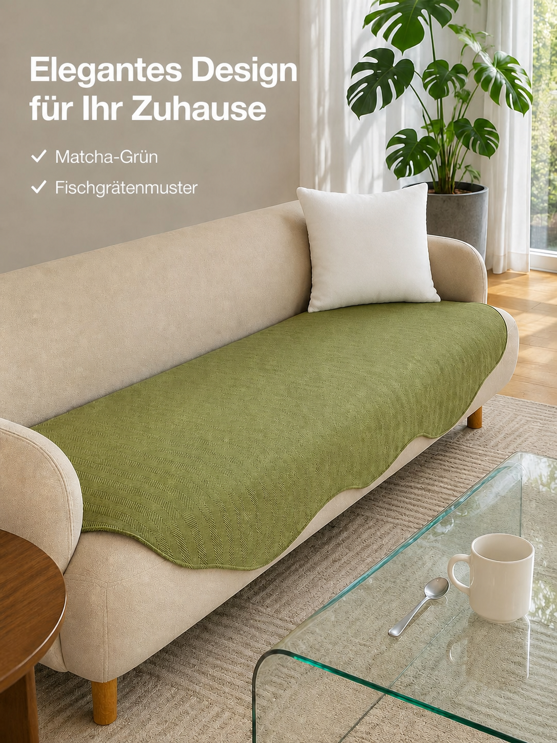Neue rutschfeste Sofaüberwurf- und Sitzkissenbezüge
