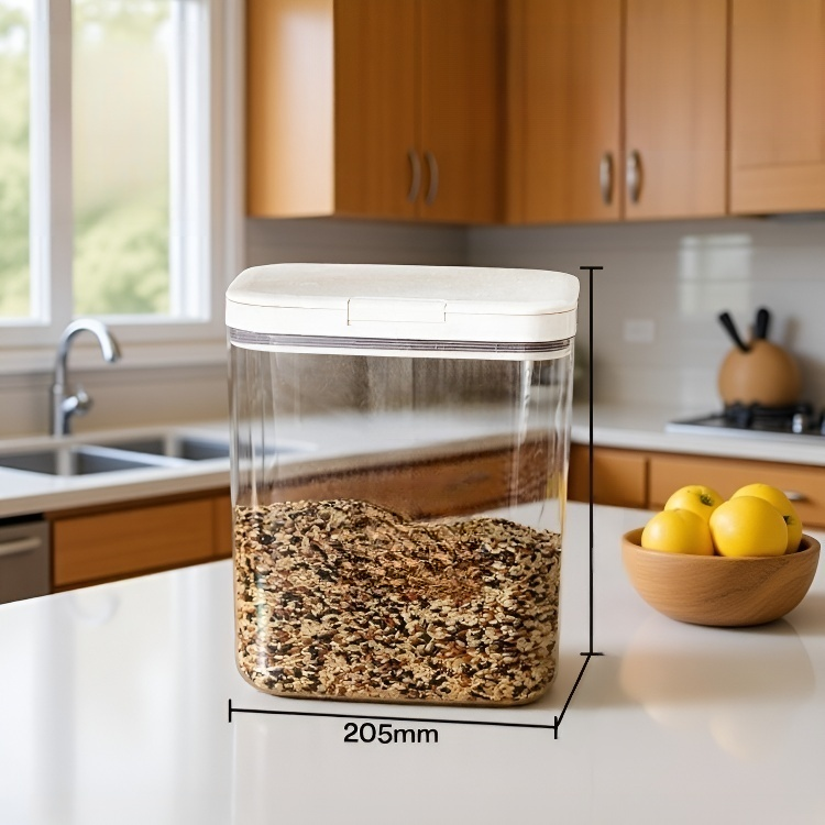 Storage box for dry food, airtight container