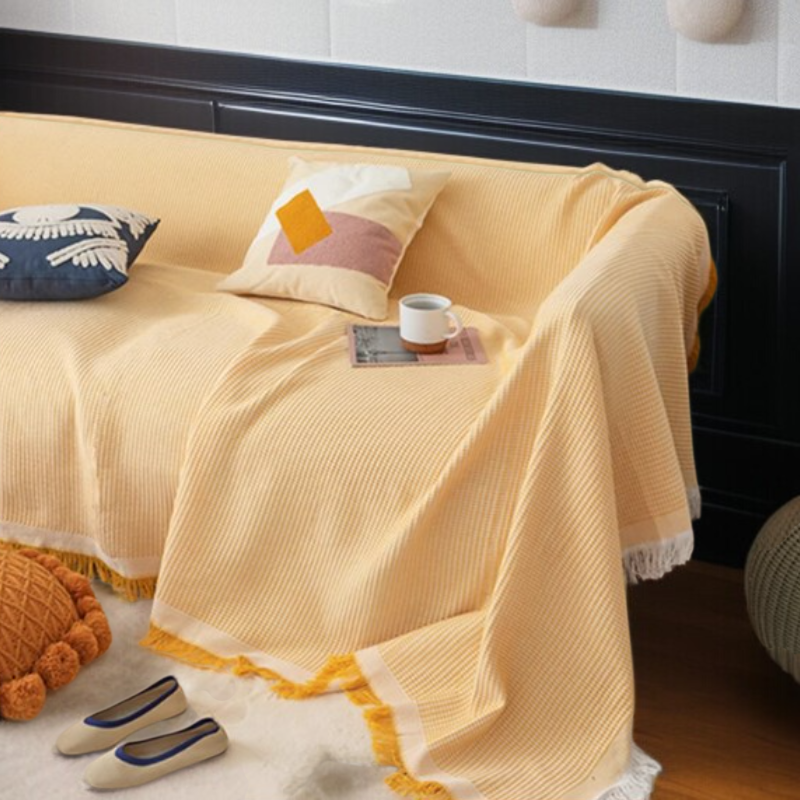 ソファカバーカバーフルカバー綿糸ユニバーサルソファブランケットカバータオル フルカバーソファ