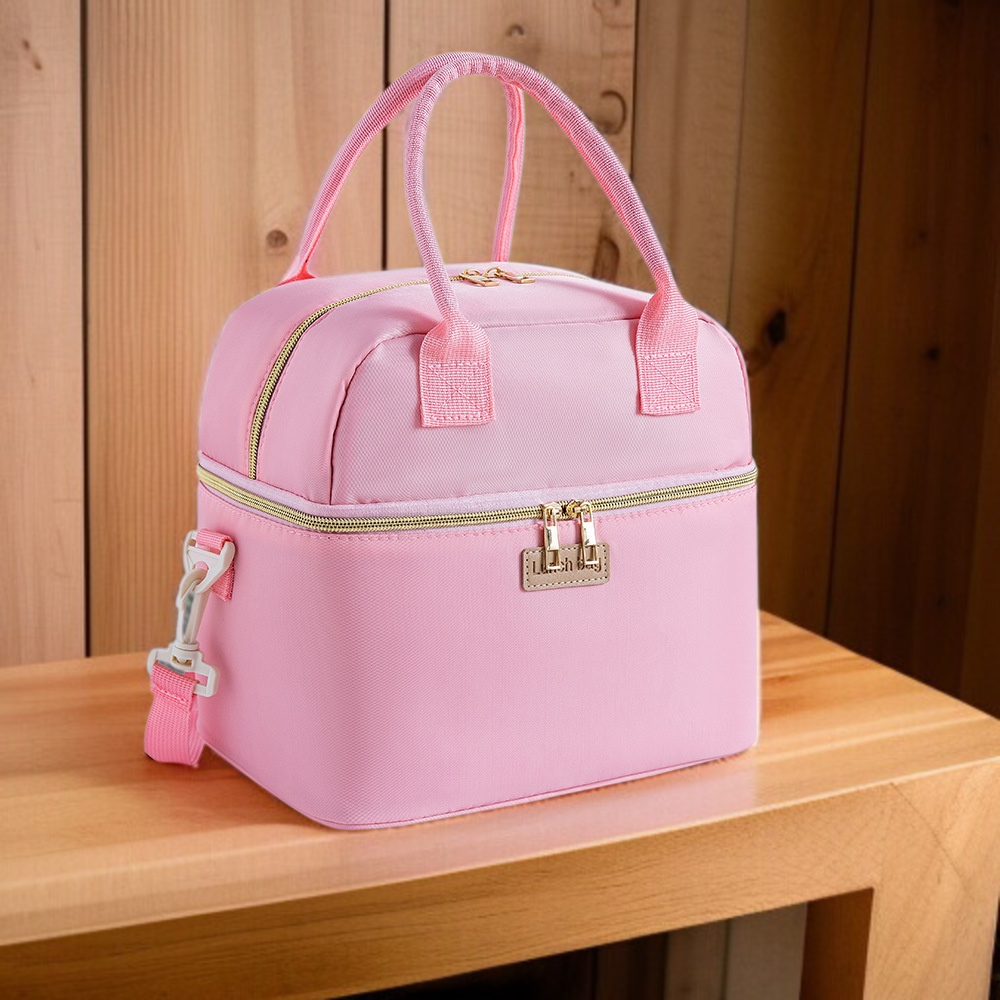 Hand-Doppelschicht verdickte wasserdichte Essen Box Tasche