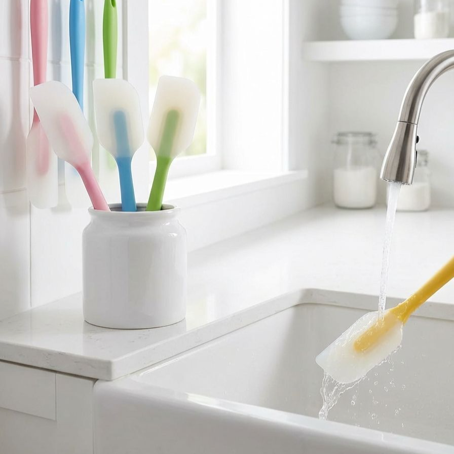 실리콘 스패튤라의 위생적인 사용