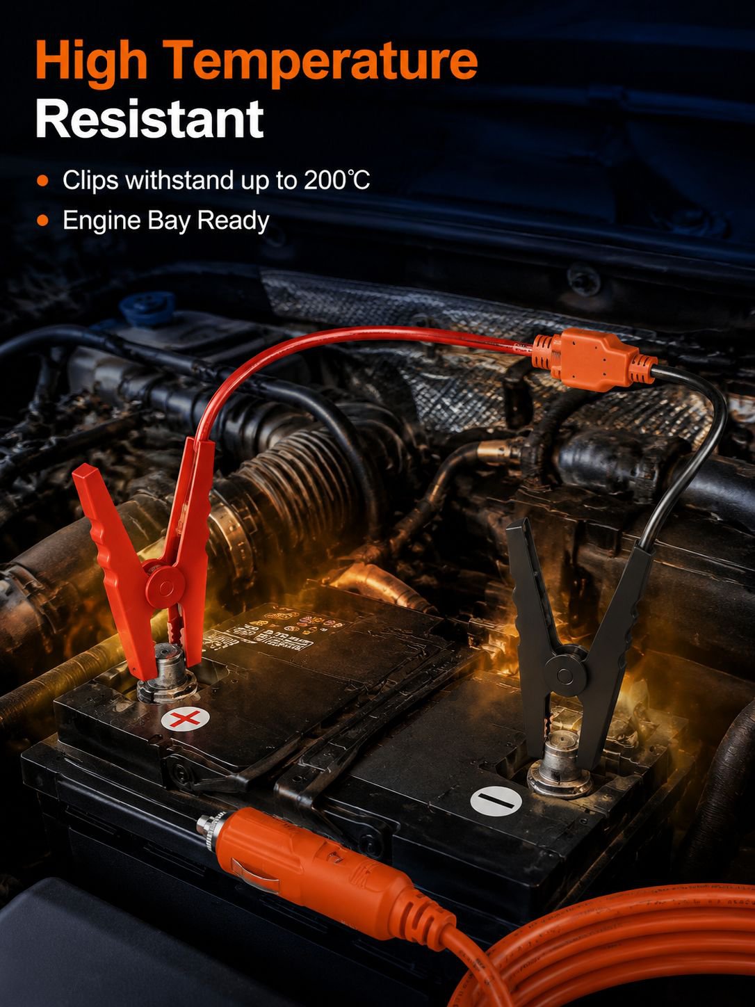 Car Battery Charging Cable